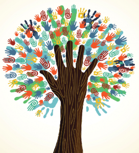 Tree of hands image