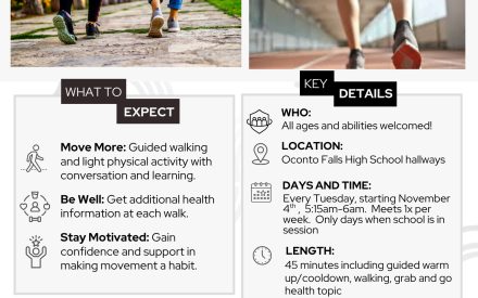 Join us for Walk & Talks!