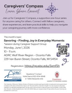 Caregivers’ Compass- Savoring