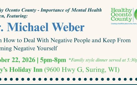 Healthy Oconto County- Importance of Mental Health for Men